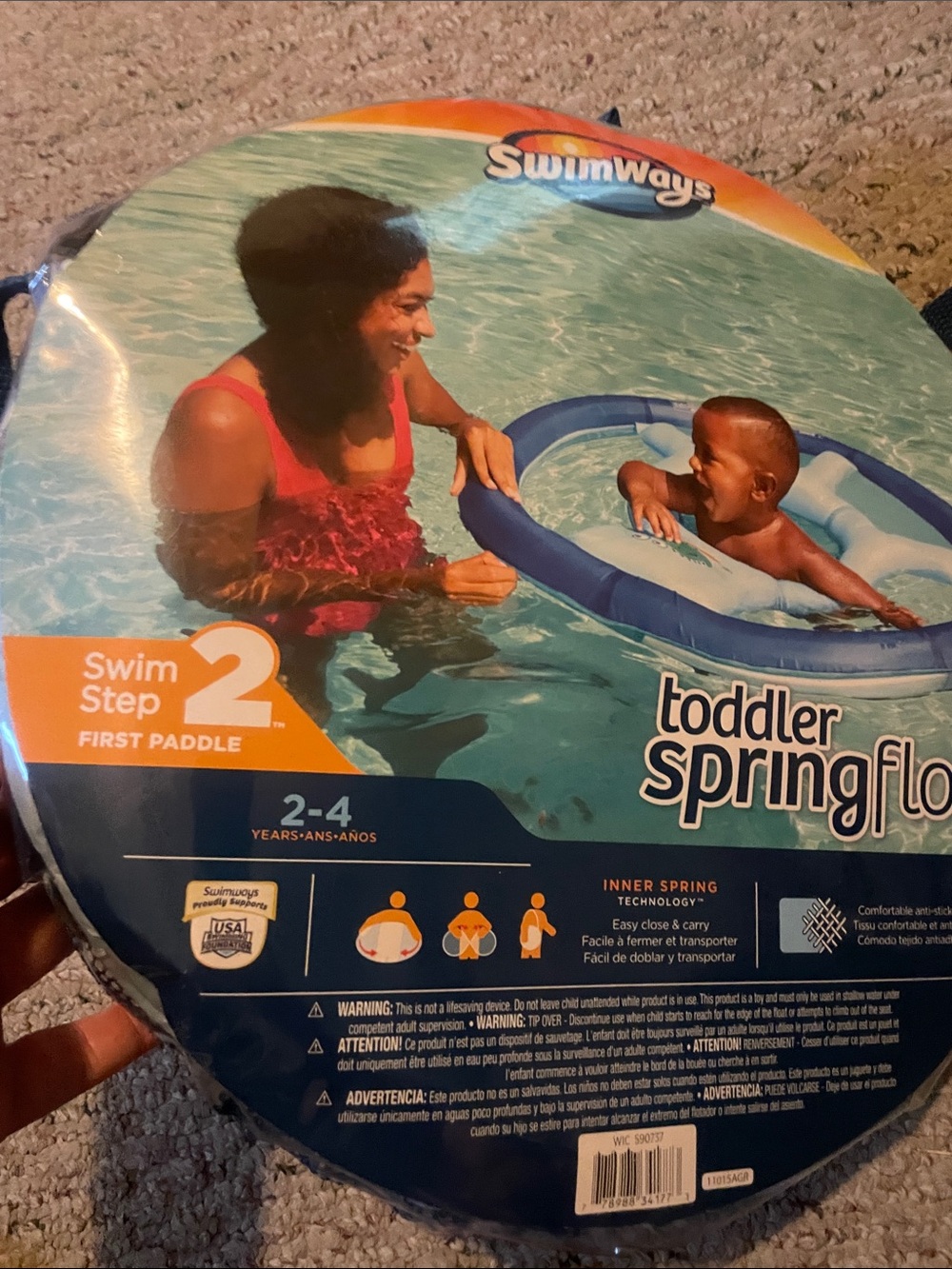 SwimWays Toddler Spring Float - Blue